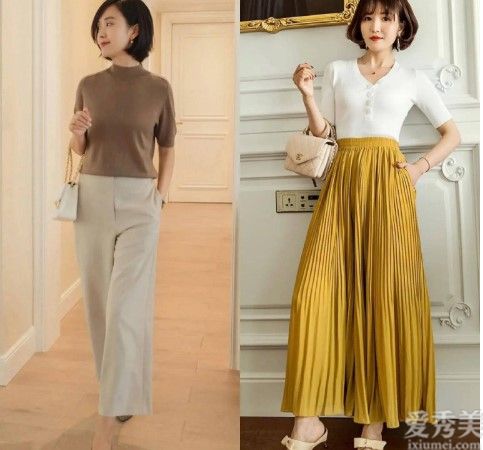 初春流行的小輕熟打扮,清爽雅致,不扮嫩也顯得年輕