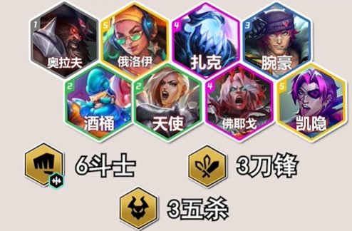 金鏟鏟之戰S10斗士奧拉夫陣容裝備搭配推薦